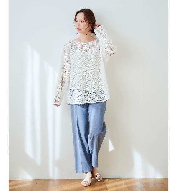 le.coeur blanc「シェルタリングセンタープレスパンツ」|その他|