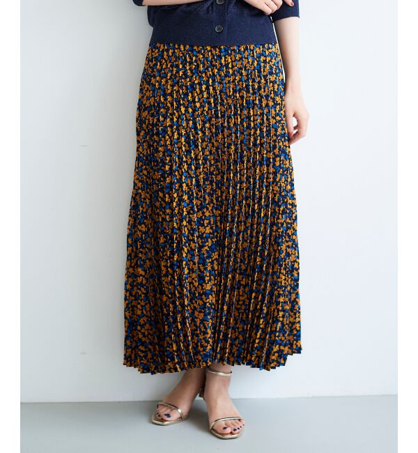 le.coeur blanc「フラワープリーツスカート」|スカート|