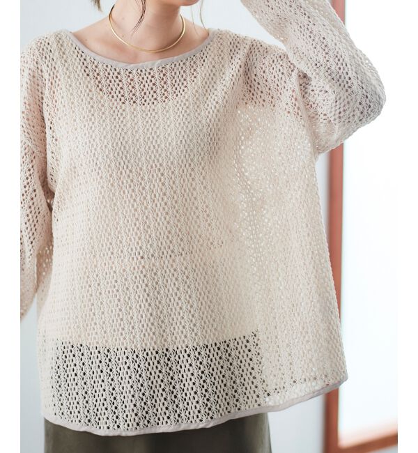 le.coeur blanc「クロシェ風レースプルオーバー」|プルオーバー|