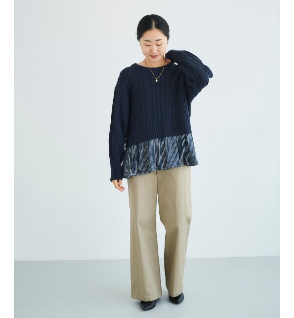 le.coeur blanc「マリンワイドパンツ」|その他|