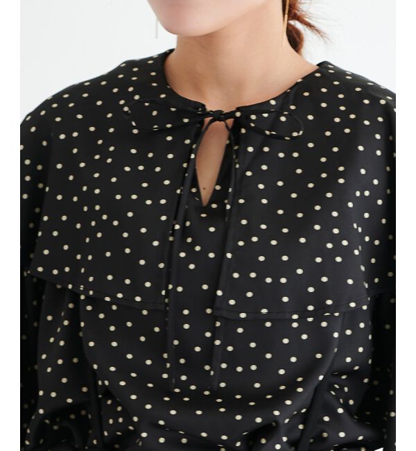 le.coeur blanc「ケープフリルブラウス」|シャツ・ブラウス|