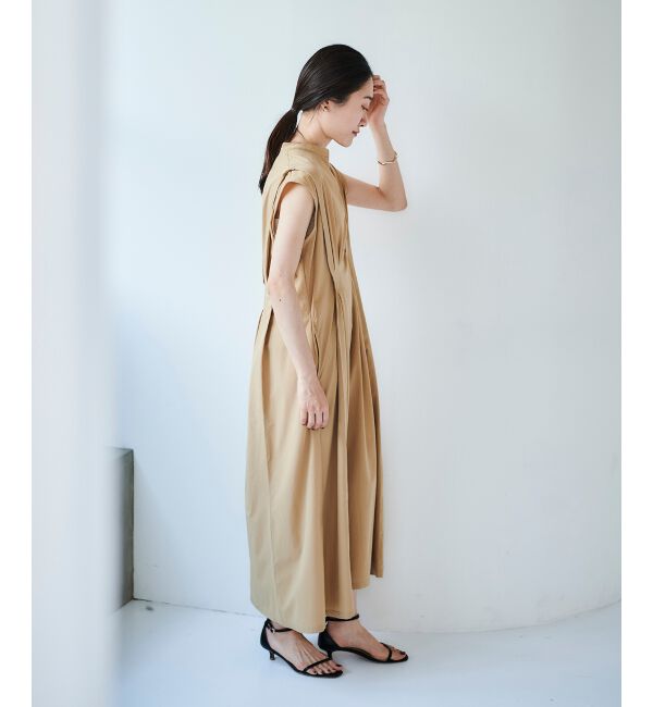 le.coeur blanc「《手洗い可能》ウエストタックワンピース」|ワンピース|