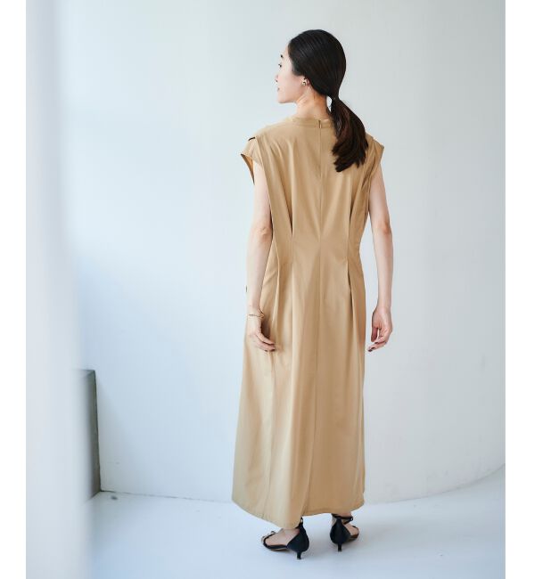 le.coeur blanc「《手洗い可能》ウエストタックワンピース」|ワンピース|