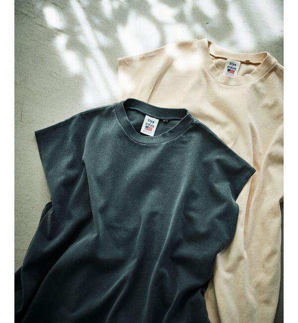 le.coeur blanc「STAR＆STRIPEノースリーブワンピース」|ワンピース|