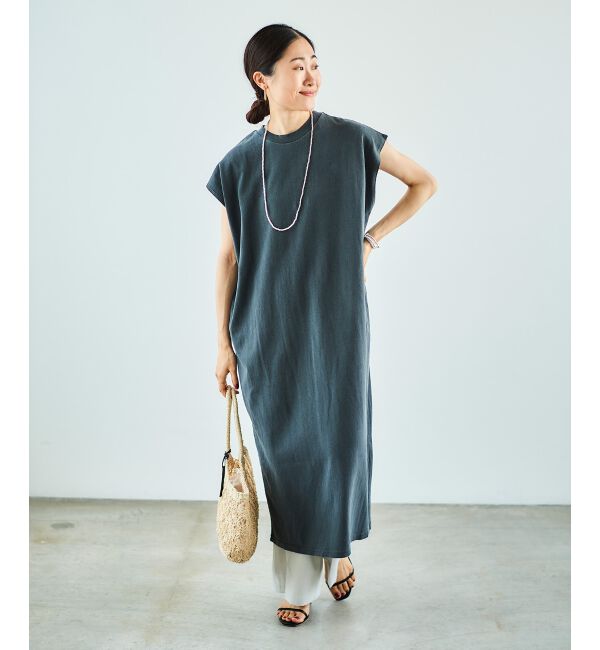 le.coeur blanc「STAR＆STRIPEノースリーブワンピース」|ワンピース|