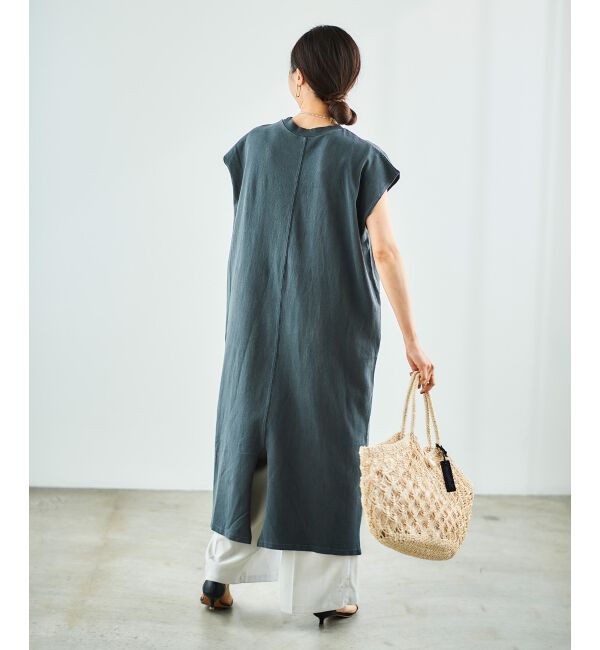 le.coeur blanc「STAR＆STRIPEノースリーブワンピース」|ワンピース|