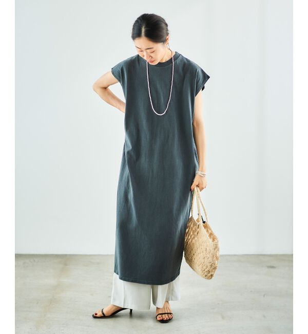 le.coeur blanc「STAR＆STRIPEノースリーブワンピース」|ワンピース|