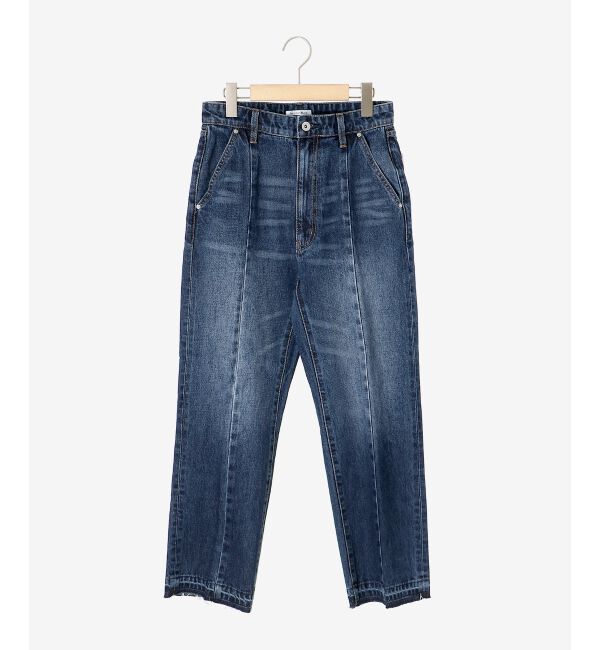  「センターシームストレートデニムパンツ」|デニム|