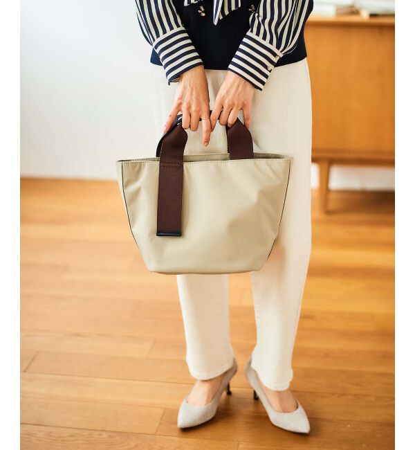 le.coeur blanc「テープハンドルナイロントート」|トートバッグ|