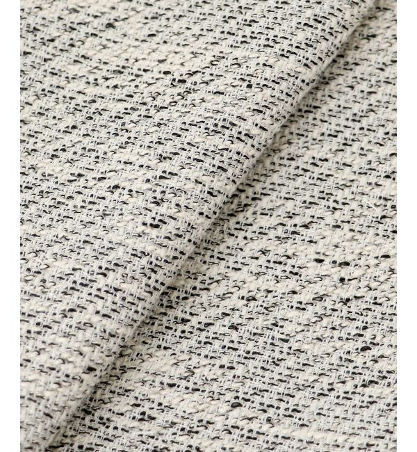  「《通勤着やセレモニーシーンにも》メランジツイードノーカラージャケット」|その他|