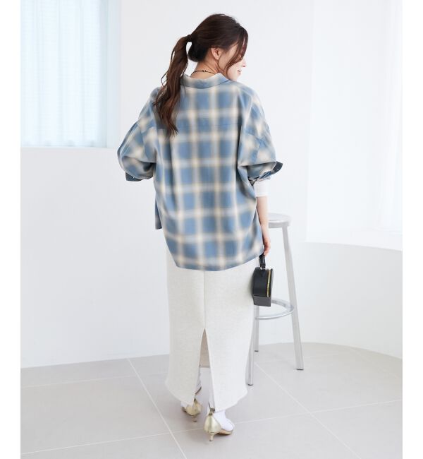  「ジャガードダンボールタイトスカート」|タイト|