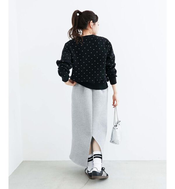  「ジャガードダンボールタイトスカート」|タイト|