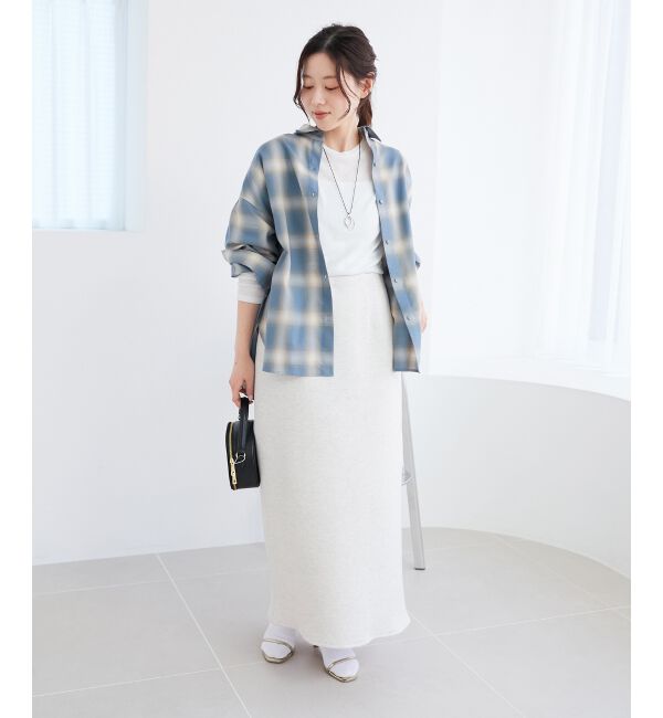  「ジャガードダンボールタイトスカート」|タイト|