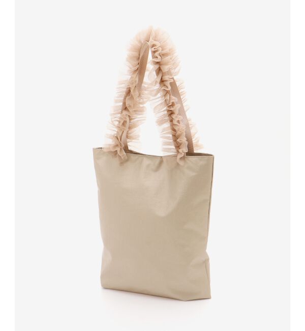 le.coeur blanc「チュールハンドルトート」|トートバッグ|