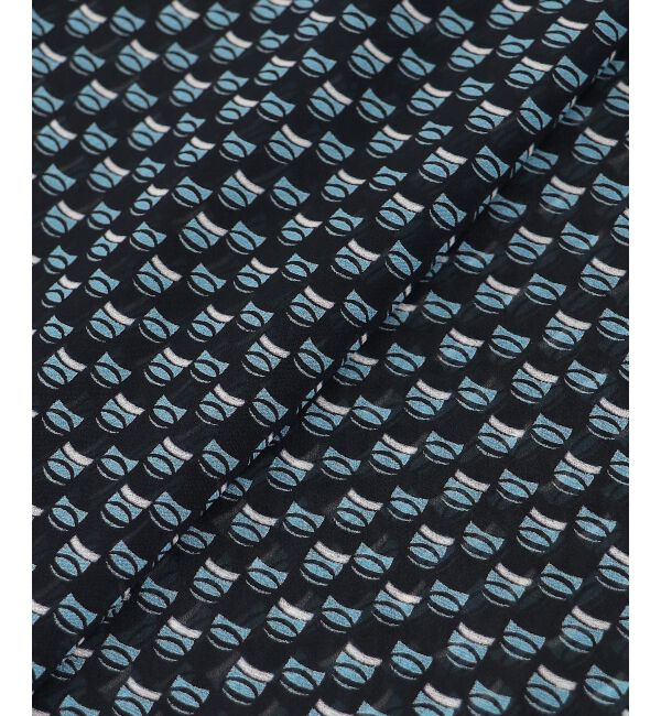  「シフォン幾何柄プリントブラウス」|シャツ・ブラウス|