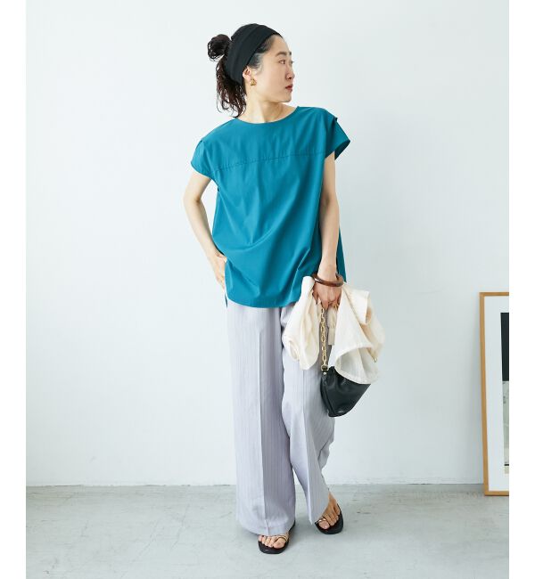  「《さらっとした素材感》タンブラーブッチャーイージーパンツ」|チノ|