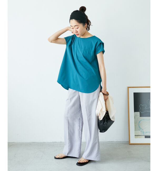  「《さらっとした素材感》タンブラーブッチャーイージーパンツ」|チノ|