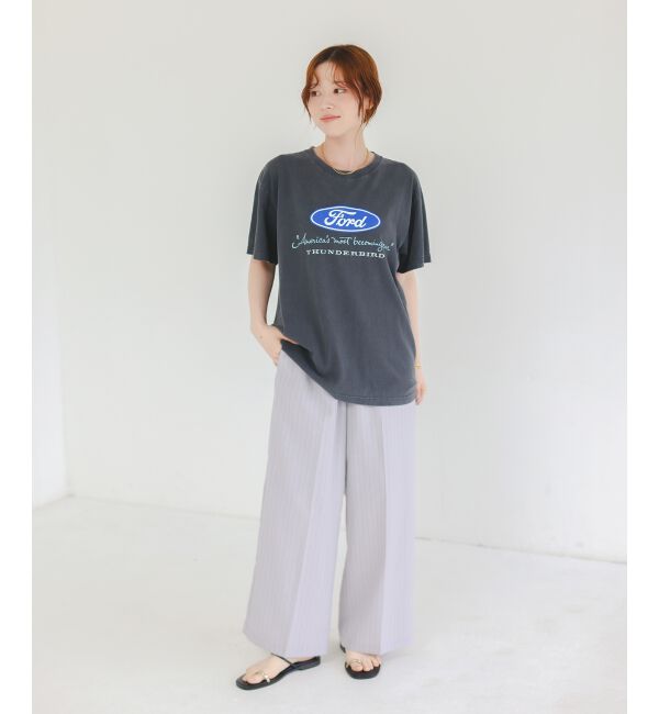  「《さらっとした素材感》タンブラーブッチャーイージーパンツ」|チノ|