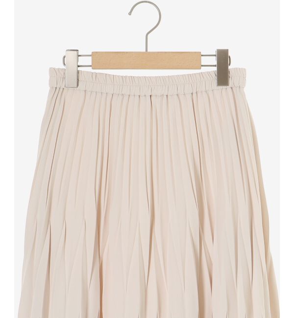  「《手洗い可能》デシン変形プリーツスカート」|スカート|