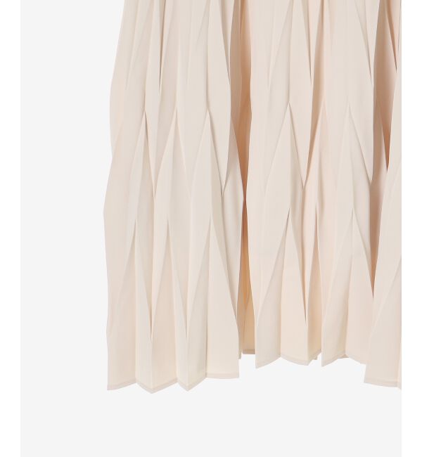  「《手洗い可能》デシン変形プリーツスカート」|スカート|