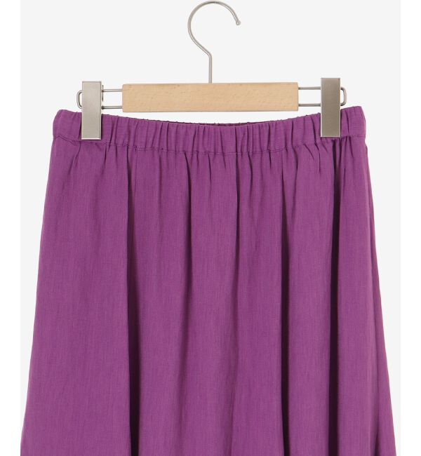  「《リラクシーな履き心地》リネンライクマーメイドスカート」|スカート|