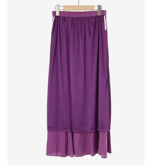  「《リラクシーな履き心地》リネンライクマーメイドスカート」|スカート|
