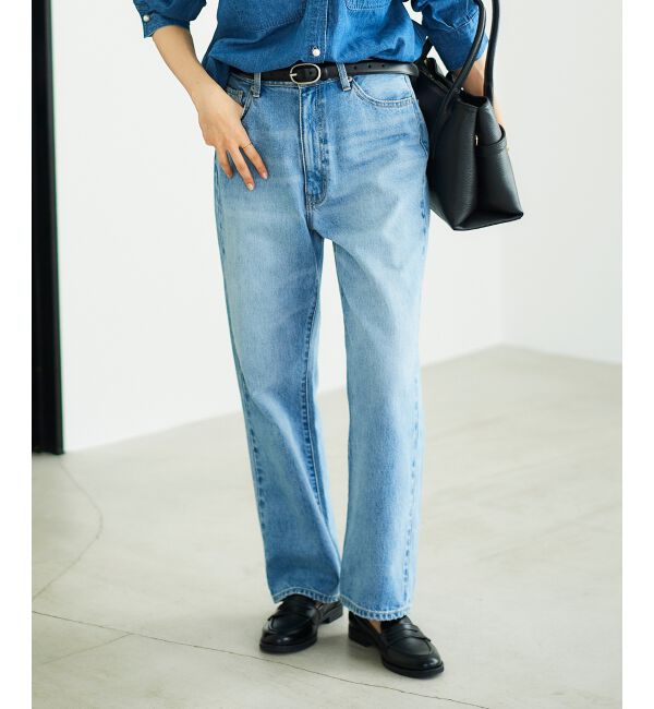  「オーセンティックストレートデニム」|デニム|サックス