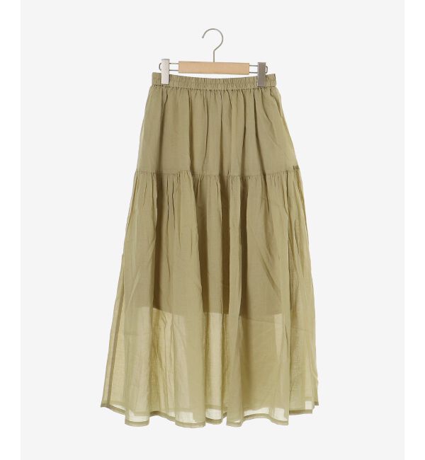  「《WEB限定アイテム》ローンギャザーティアードスカート」|スカート|