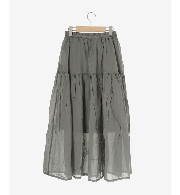  「《WEB限定アイテム》ローンギャザーティアードスカート」|スカート|