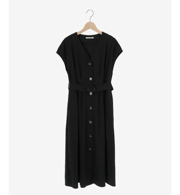  「《WEB限定アイテム》リネンライクフロントボタンワンピース」|ワンピース|