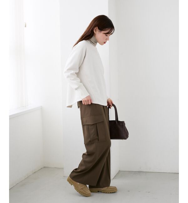  「バックジップボンディングトップス」|Tシャツ・カットソー|