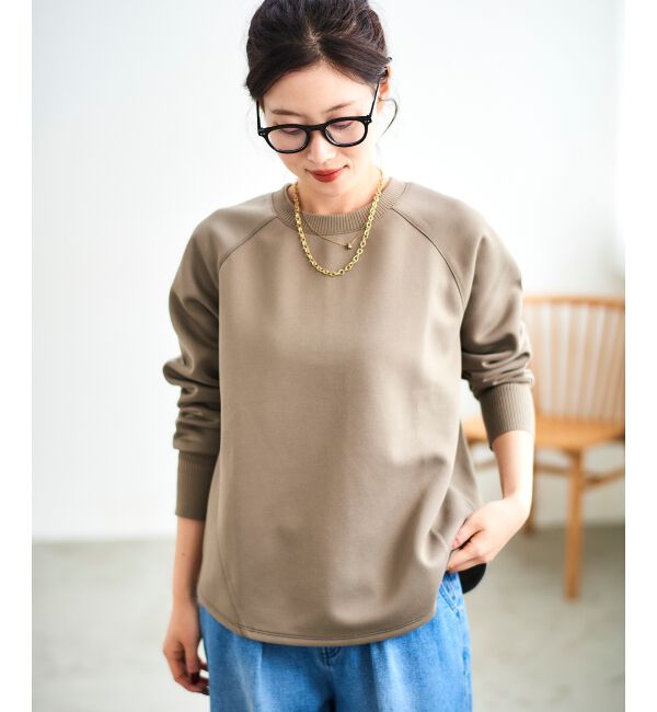  「バックジップボンディングトップス」|Tシャツ・カットソー|