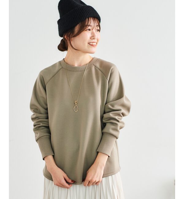  「バックジップボンディングトップス」|Tシャツ・カットソー|