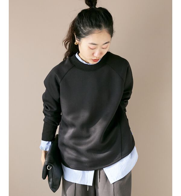  「バックジップボンディングトップス」|Tシャツ・カットソー|