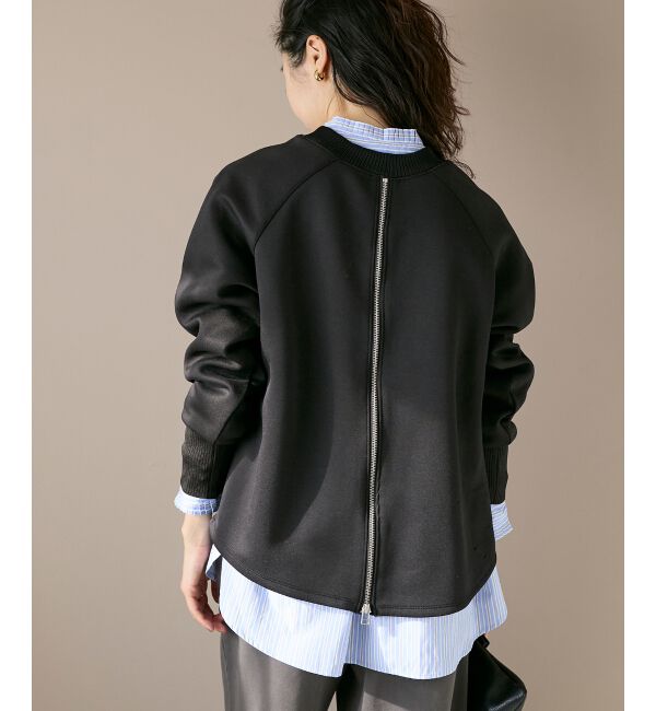  「バックジップボンディングトップス」|Tシャツ・カットソー|