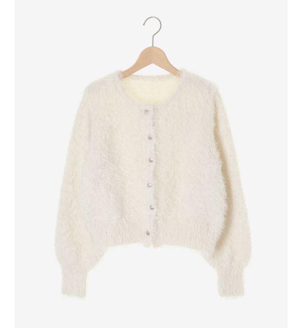  「《WEB限定アイテム》ソフトシャギーカーディガン」|カーディガン|