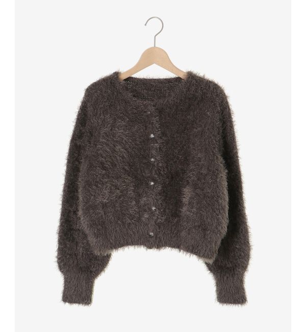  「《WEB限定アイテム》ソフトシャギーカーディガン」|カーディガン|
