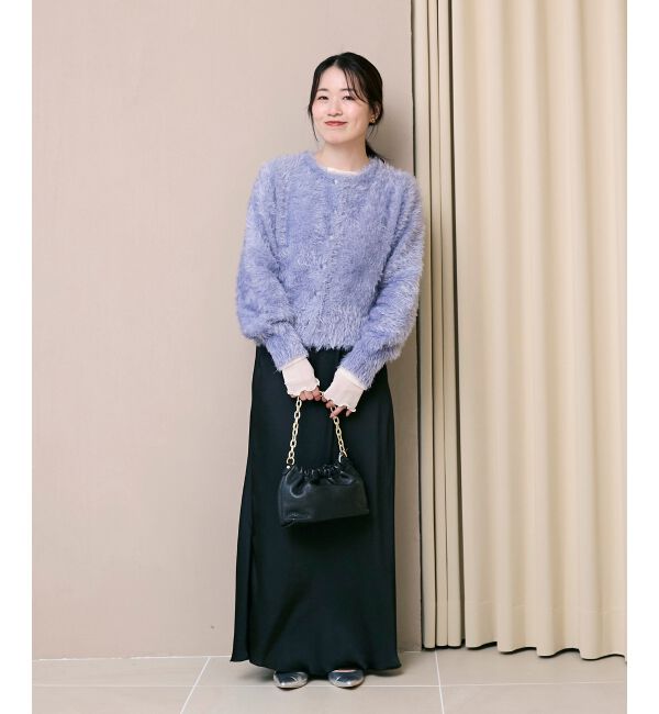  「《WEB限定アイテム》ソフトシャギーカーディガン」|カーディガン|