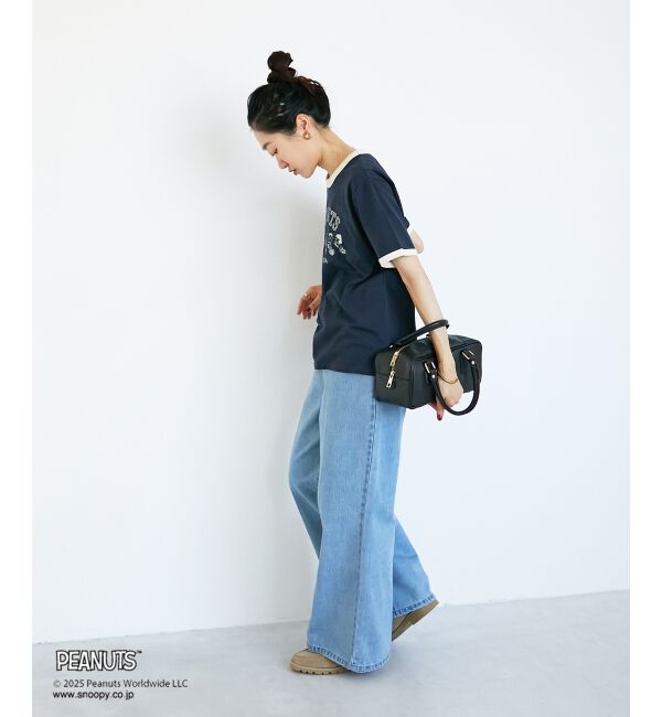  「【PEANUTS】リンガーTシャツ」|Tシャツ・カットソー|