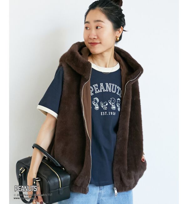  「【PEANUTS】リンガーTシャツ」|Tシャツ・カットソー|