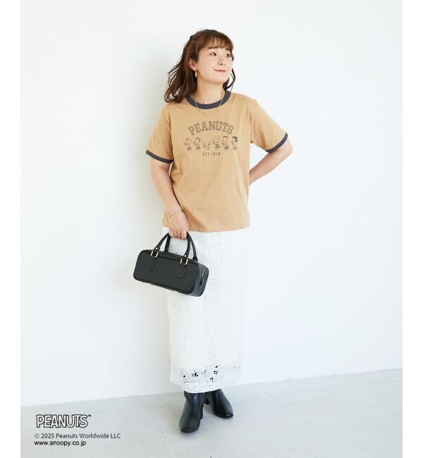  「【PEANUTS】リンガーTシャツ」|Tシャツ・カットソー|