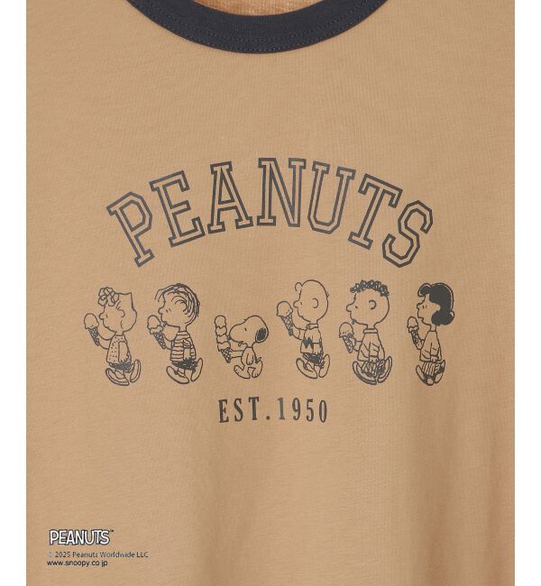  「【PEANUTS】リンガーTシャツ」|Tシャツ・カットソー|