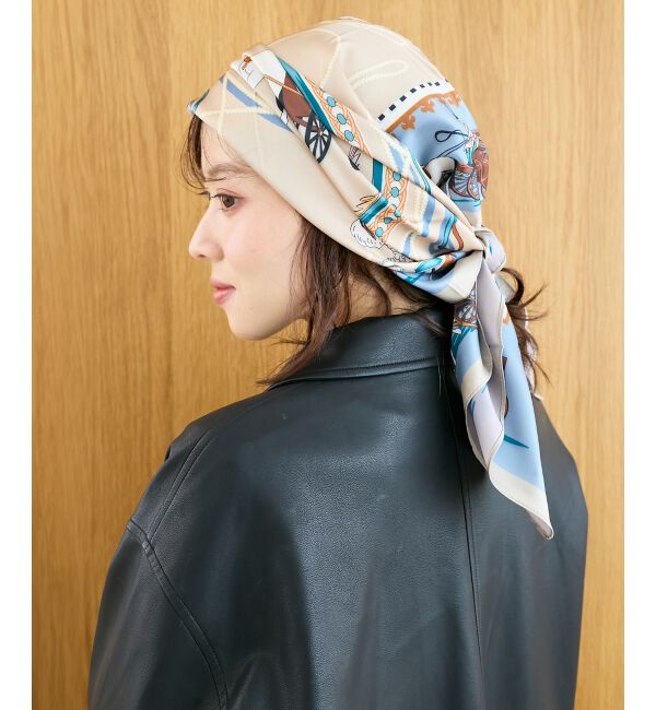  「《手洗い可能》リバーシブルスカーフ」|バンダナ・スカーフ|