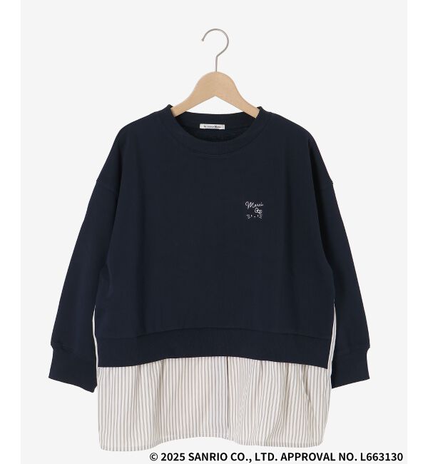  「【HELLO KITTY】刺繍ドッキングプルオーバー」|Tシャツ・カットソー|