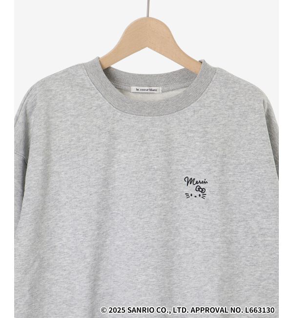  「【HELLO KITTY】刺繍ドッキングプルオーバー」|Tシャツ・カットソー|
