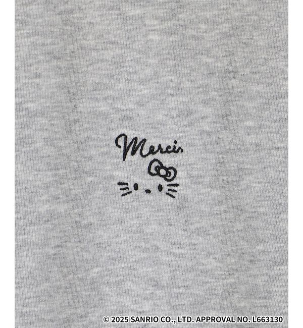  「【HELLO KITTY】刺繍ドッキングプルオーバー」|Tシャツ・カットソー|