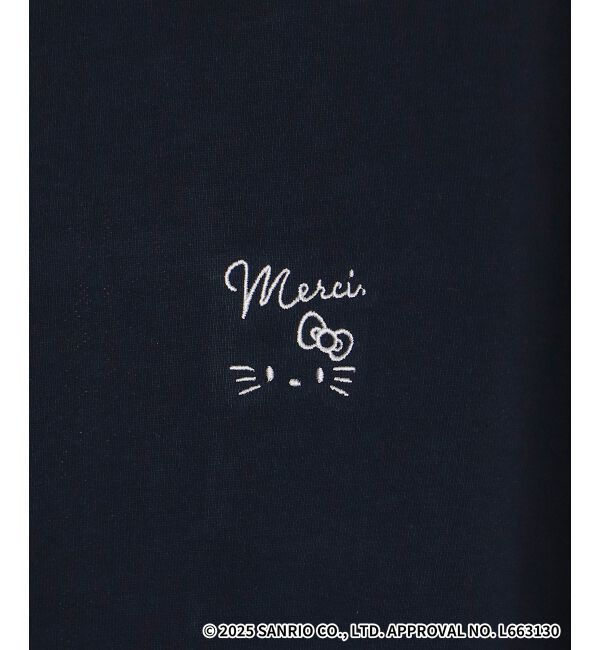  「【HELLO KITTY】刺繍ドッキングプルオーバー」|Tシャツ・カットソー|