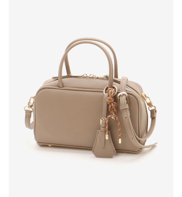  「チャーム付横長ボストン」|ボストンバッグ|