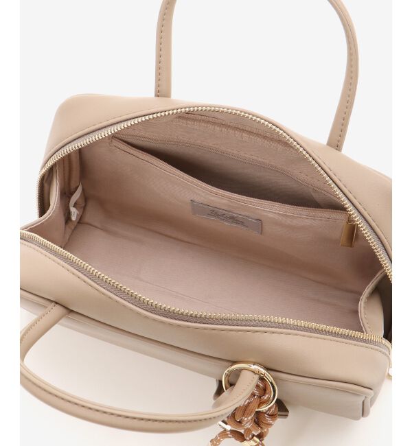  「チャーム付横長ボストン」|ボストンバッグ|