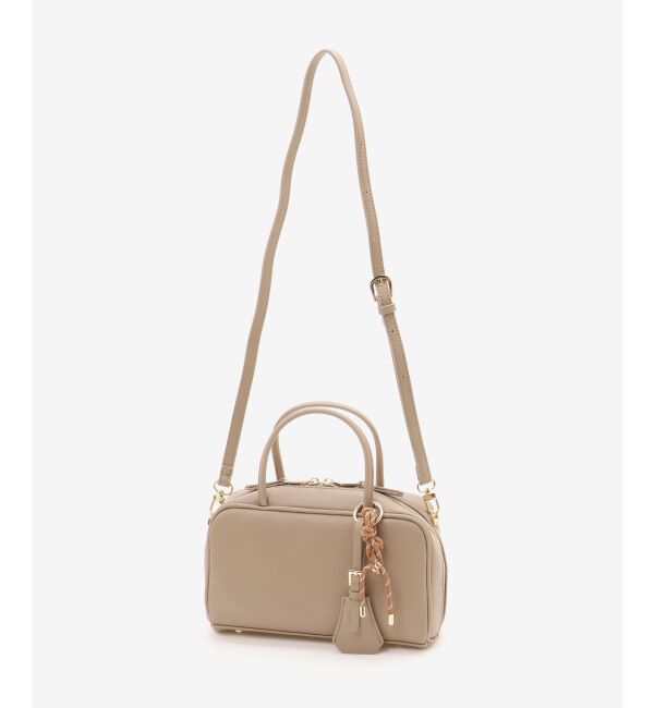  「チャーム付横長ボストン」|ボストンバッグ|